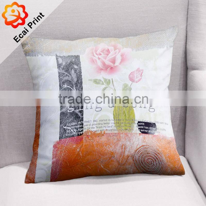 High quality comfortable modern custom pillow cover with artwork