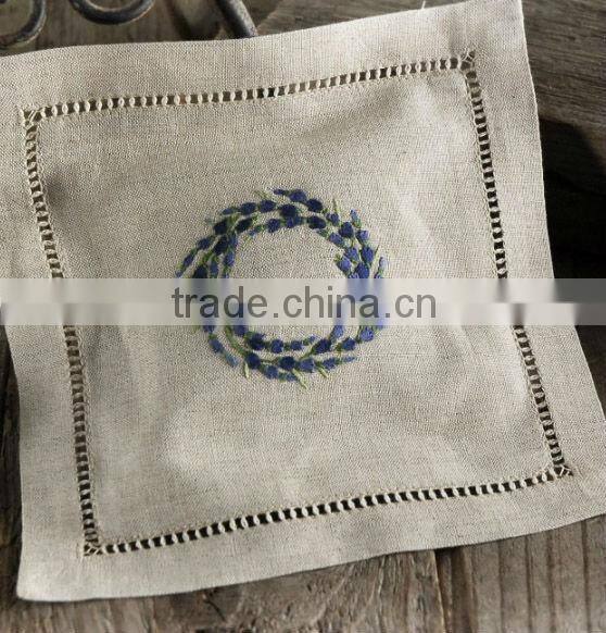 embroidery lavender bag ,embroidery sachet bag