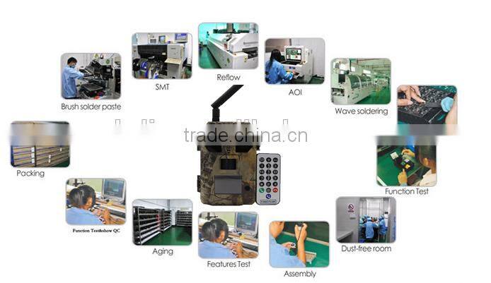 Full HD Time Lapse GSM SMS Control Hunting Trail Camera With Waterproof IP67 Wifi Hunting Phone