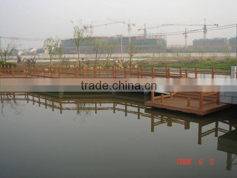outdoor WPC floor and fence