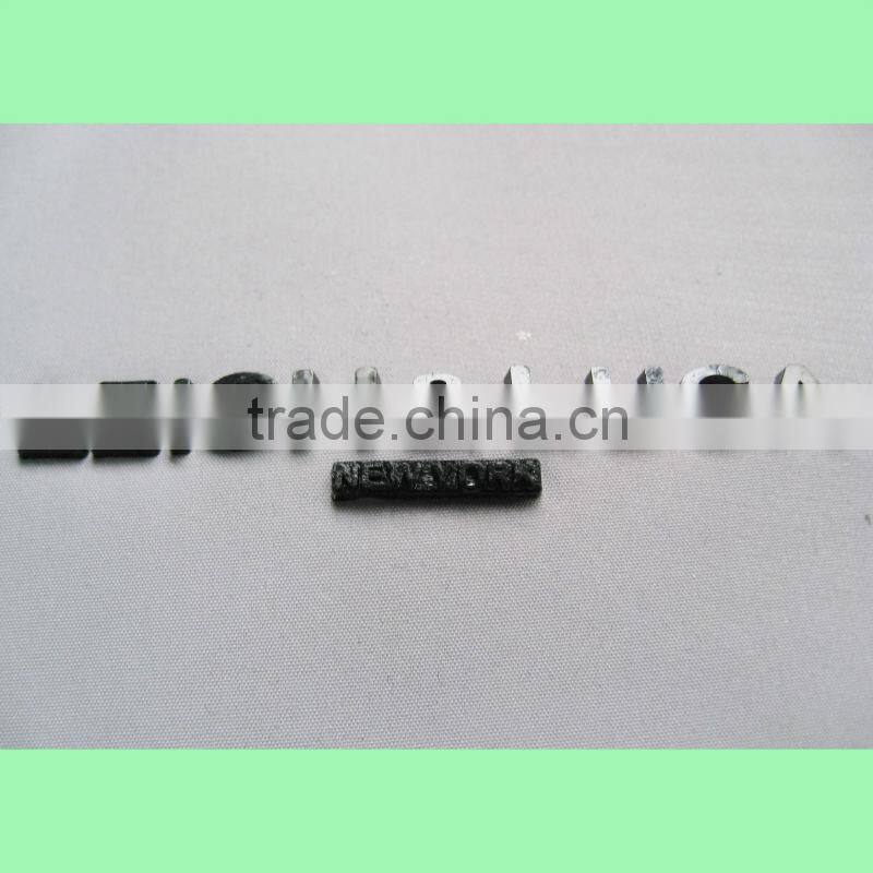 3d famous brand luggage plastic logo