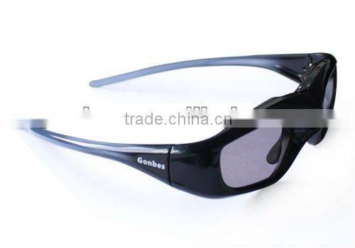 New Model!! Super Slim Universal 3D Active Shutter Glasses with IR, Bluetooth, DLP-Link Signal, competible price from Gonbes