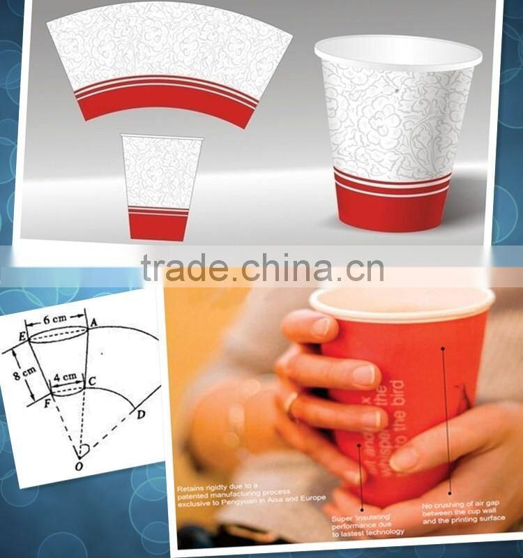 custmized double wall coffee paper cup