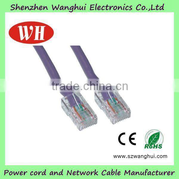 braided shield wire cat5e patch cord cable with tia eia 568 a standard