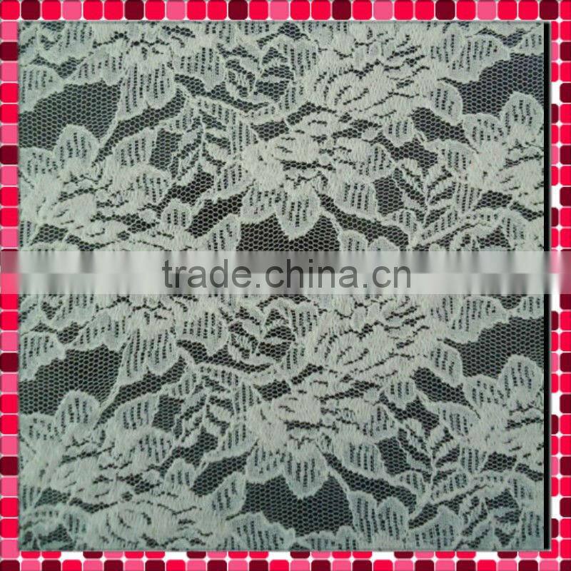 Cotton/Nylon lace fabric