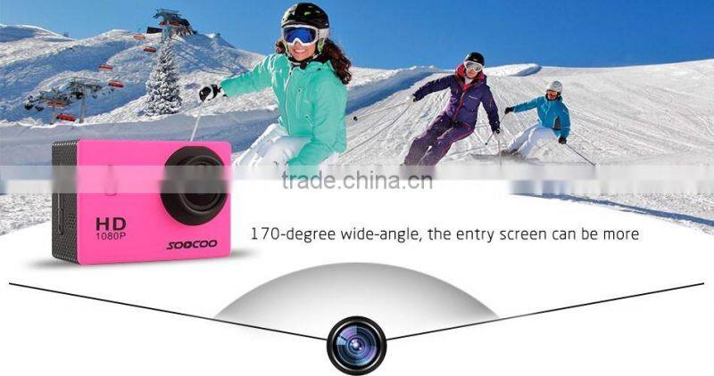 SOOCOO C20 Waterproof 2.0 Inch HD LCD Screen Sports Action Video Camera 1080P Full-HD