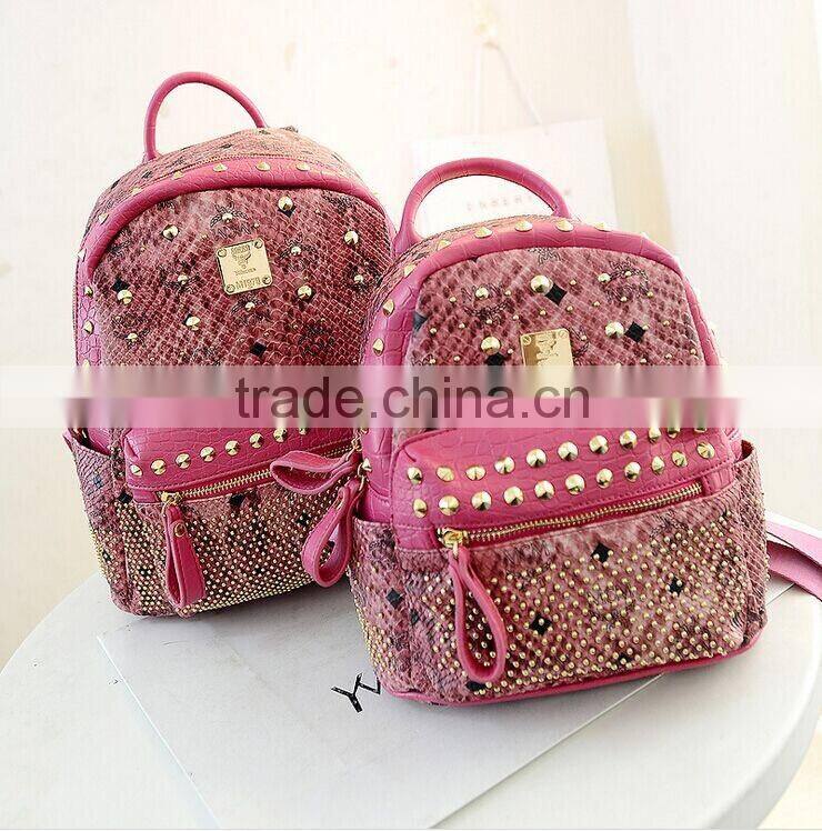 2016hot sale pink aniline pig leather MD16358