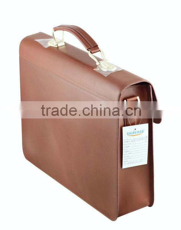 custom PU leather Business packag, brief case for Business packag,fashion cattlehide men's Business packag