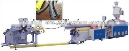 Single wall corrugated PVC pipe extrusion machine