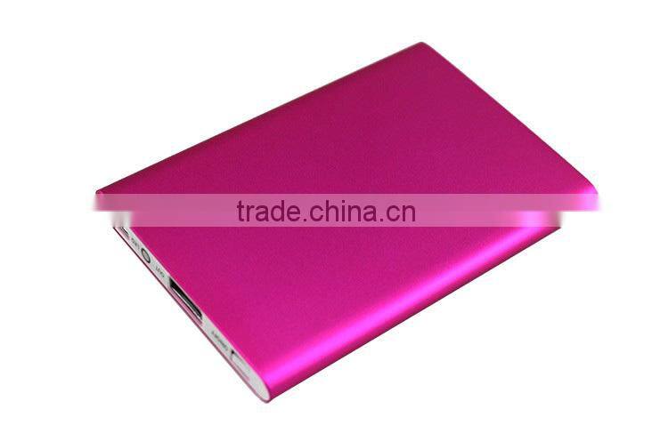 Best slim portable charger, power bank 2000mah for phone