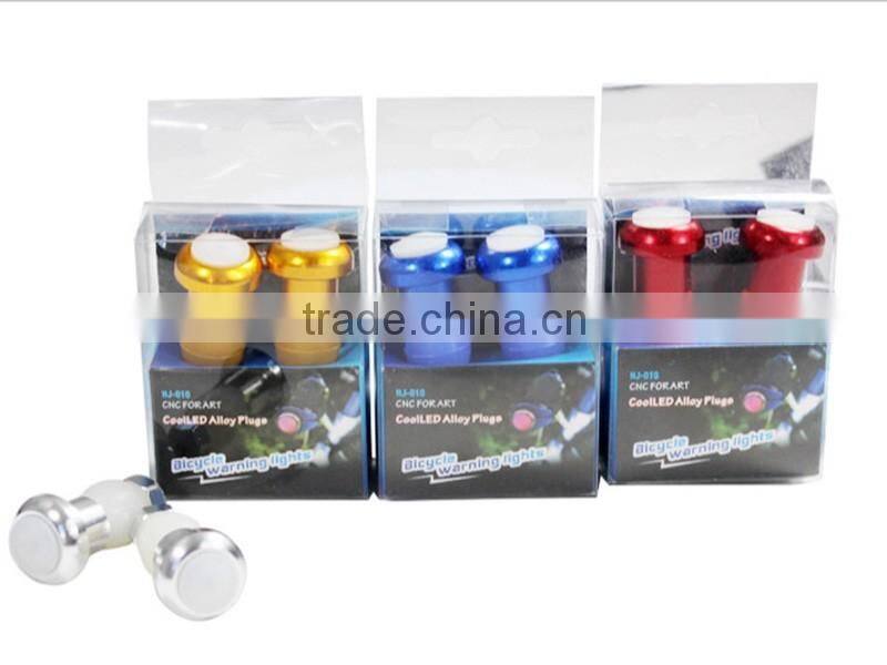 Outdoor Multi-color waterproof bicycle warning light led bike handle bar light