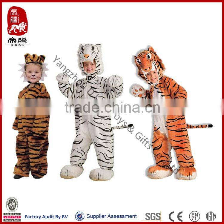 2014 new product plush tiger toy for kids stuffed tiger custume