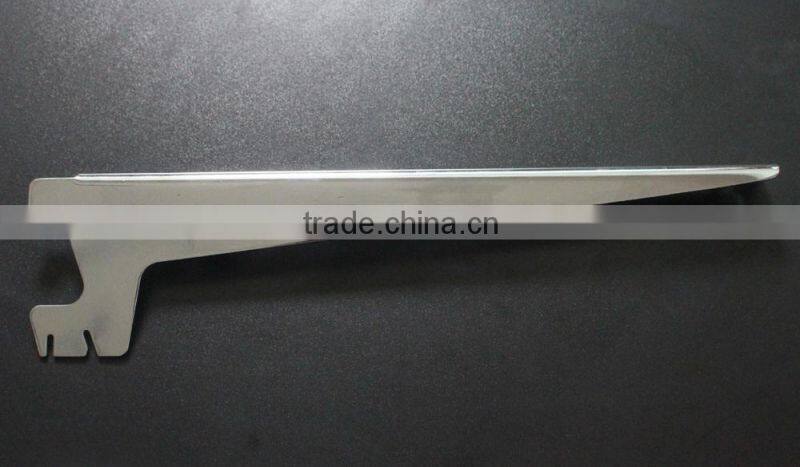 Angle adjustable wall bracket for shelf support