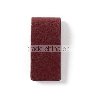 High quality magnetic leather bookmark leather bookmark for wholesale
