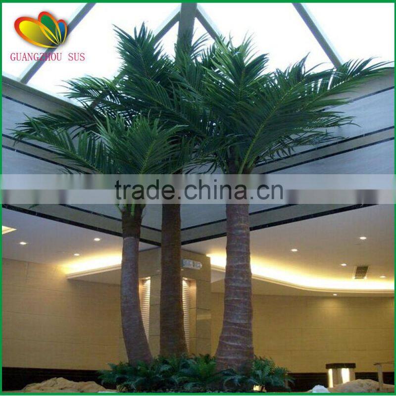Landscaping artificial coconut tree fiberglass artificial coconut tree
