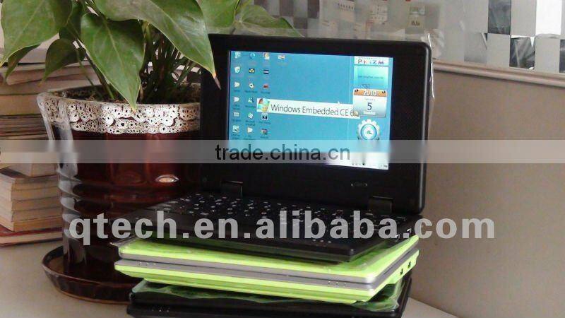 Cheap Price 7 inch mini netbook for kids from Shenzhen factory, China, with android 2.2 OS 800MHZ VIA8650, wifi