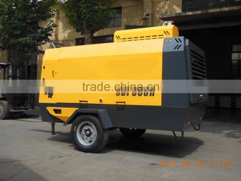 Shoukai SDP900E portable diesel engine air compressor for drilling equipment