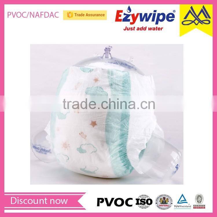 Good quality soft cotton baby diaper, super breathable baby nappy, baby diaper from China