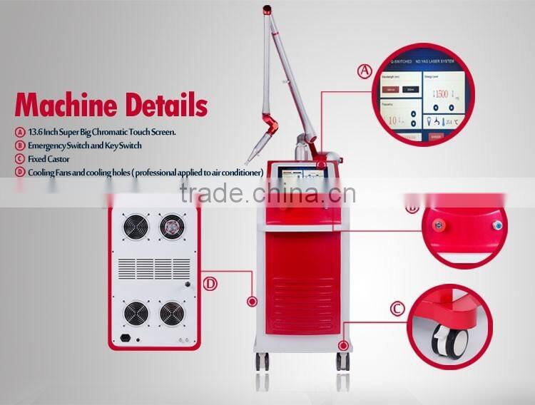 High frequency tattoo removal laser machine china laser