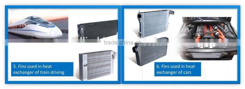 China supply high quality condenser wavy aluminum fin