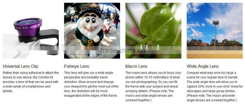 Universal Lens,Universal Clip Wide+Macro Lens For Smartphone