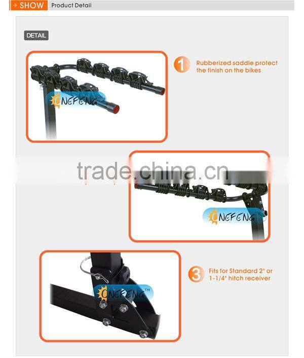 Car Bike Carrier for SUV,Carry 4 Bicycles