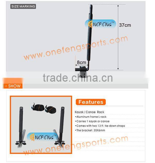 Car Roof Rack PAIR Uprights for Kayaks Boats and Canoes + PVC Protection