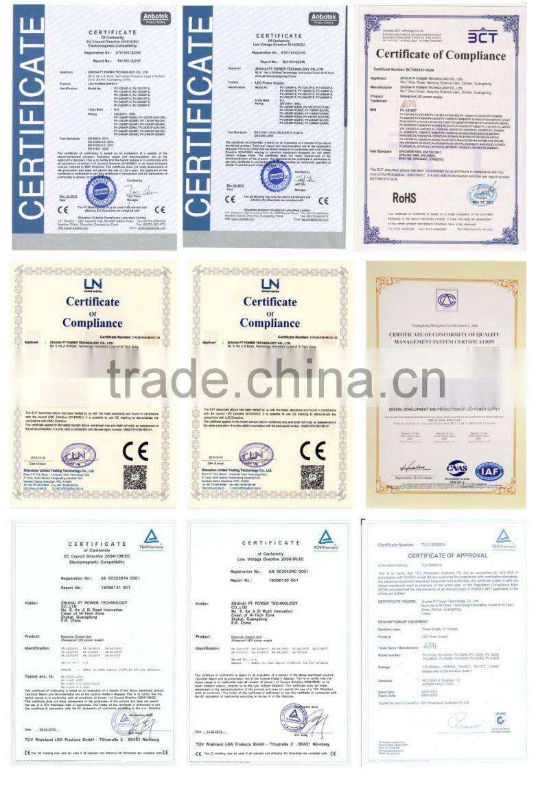 LED wholesalers 24 Volt DC Ultra Thin Waterpoof LED Power Suppply Driver Transformer 60W