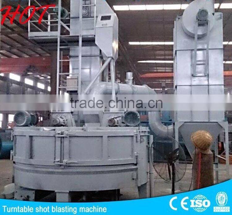 Automatic airless rotary-table shotblasting machines/sandblasters