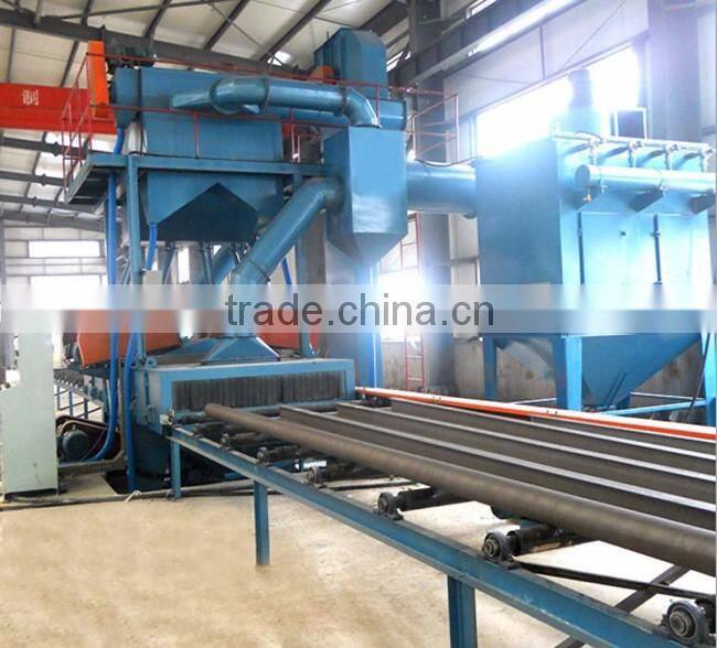 Metal sheet shot blast machines