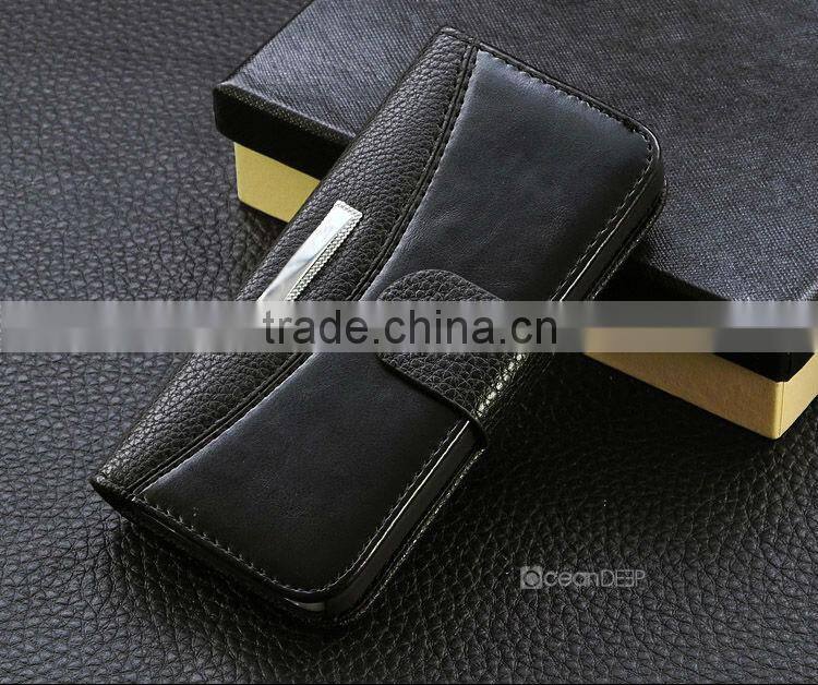 Fancy designed magnets pu leather case for iphone 5c unlocked phone case made in China