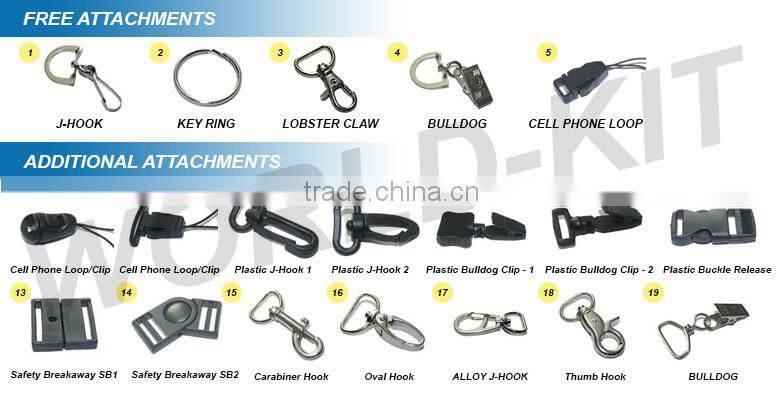 Top Quality Single Polyester Woven Lanyard Wholesale