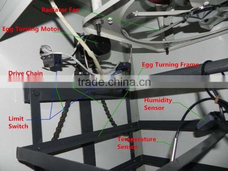 4100 chicken eggs incubator/automatic egg incubator farm machinery