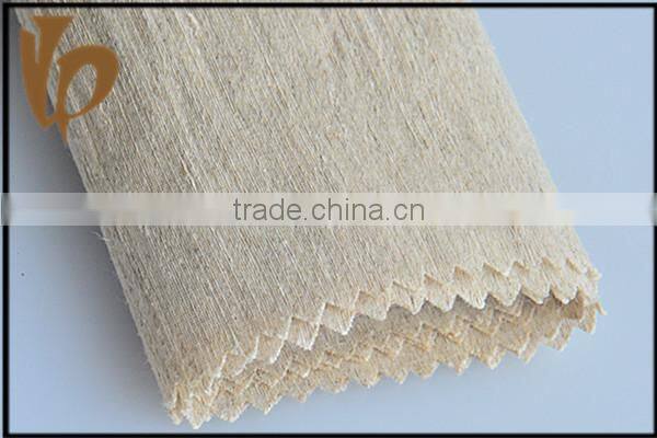 2016 Alibaba tencel and linen paper touch fabric from taizhou factory
