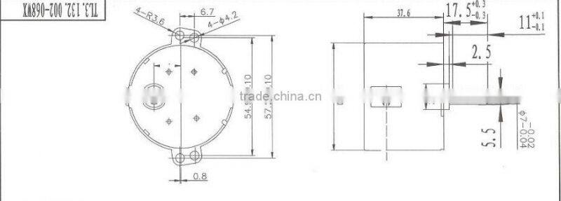 Universal Home Applicances Motor 220-240V AC Voltage Reversible Synchronous Motor Made in China