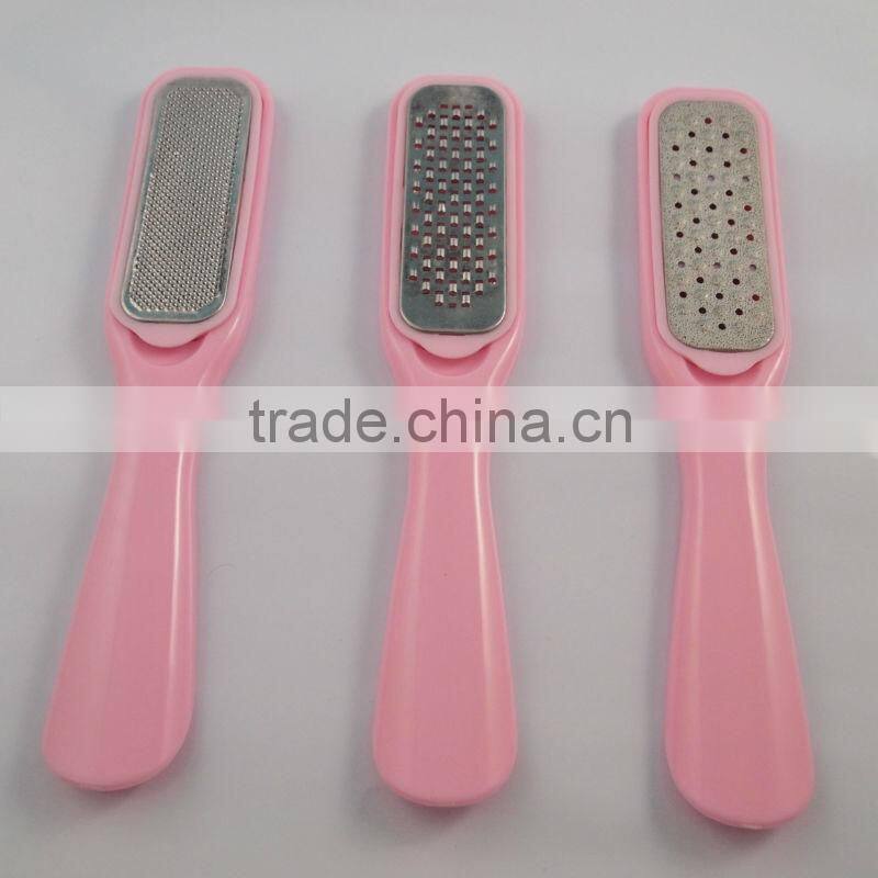 Plastic handle foot nail file