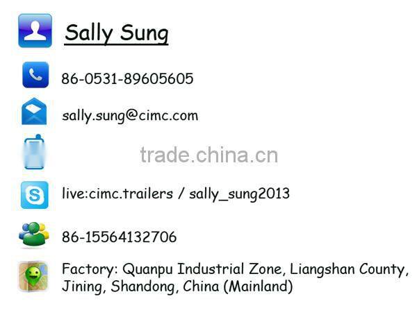 CIMC Wood Transporting Truck Trailer