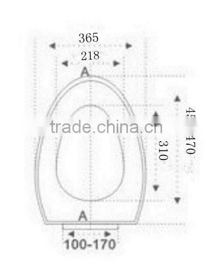 toilet accessory fast closing cheap price toilet seat lid-1026