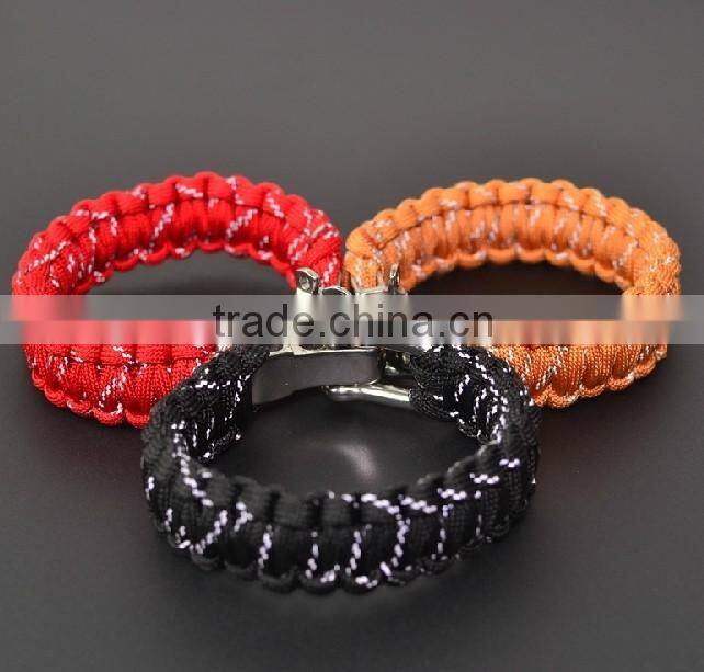 survival bracelet with lighter