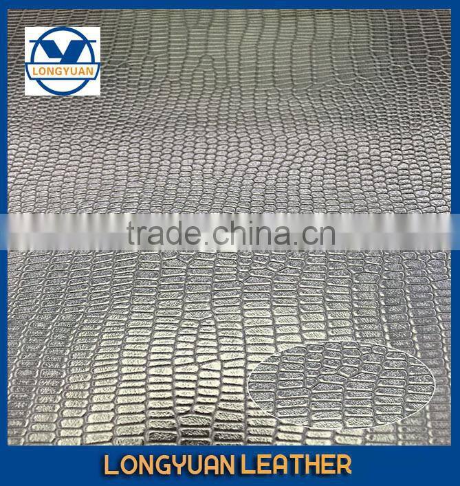 Crocodile Embossed Fabric Animal Skin Leather