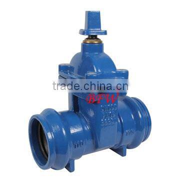 DIN3352 F4 cast iron EPDM seat gate valve