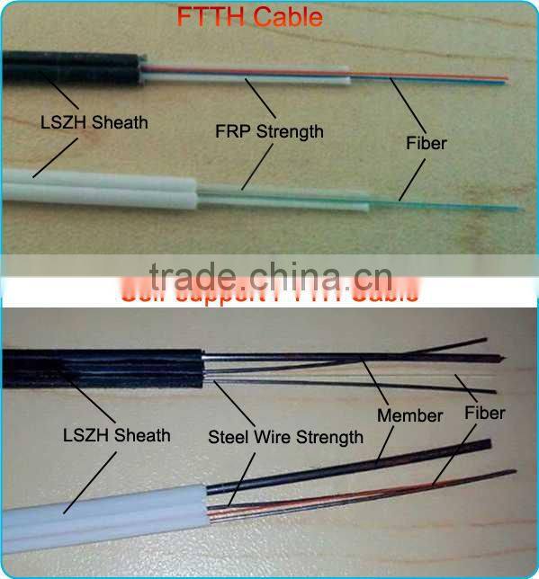 2016 hot new 1 core drop fiber optic ftth pigtail