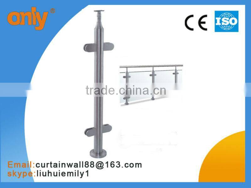 stainless steel glass railing post