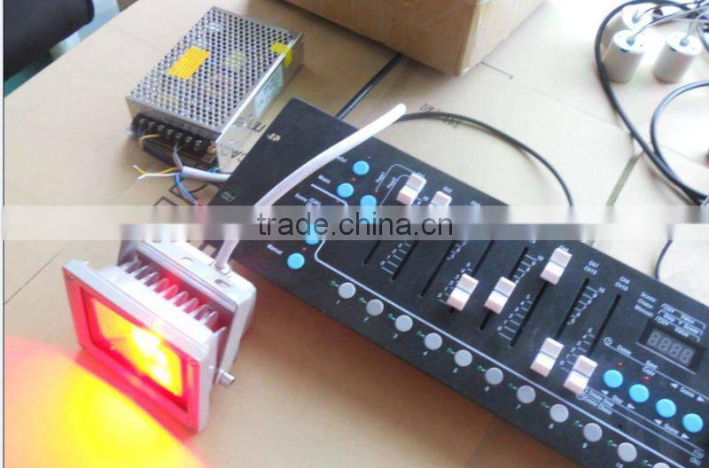 10W RGB DMX flood light,DC12V input