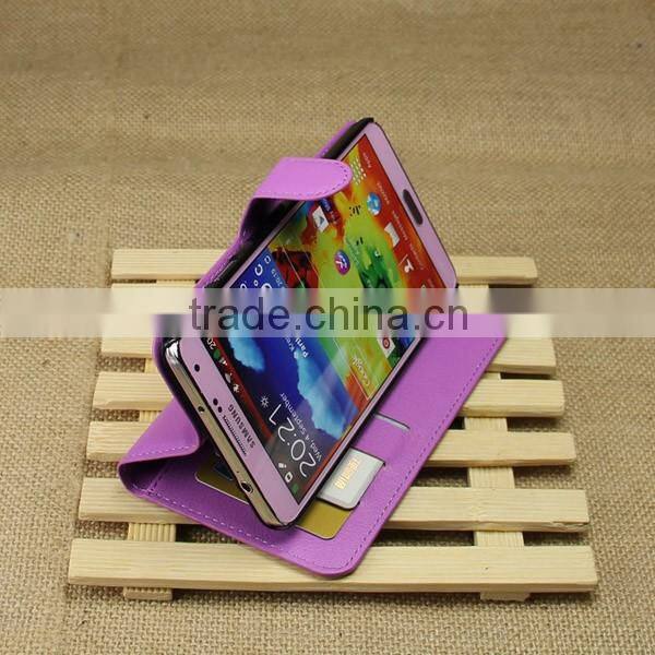 High Quality Leather Holster Card Wallet Folio Stand Flip Case Cover for Samsung GALAXY Note3 N9000