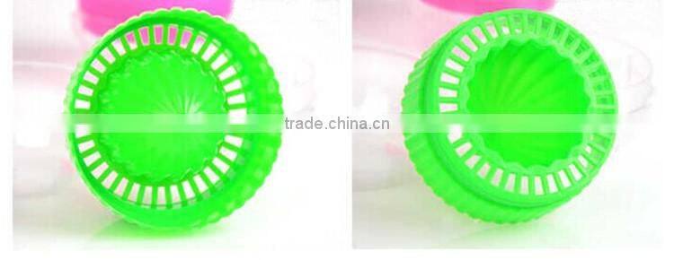 Eco-friendly plastic cear hand orange lemon juicer