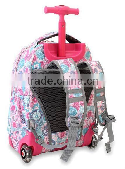 Hot sale trolley school bag for boy and girl wholesale school bags 2015