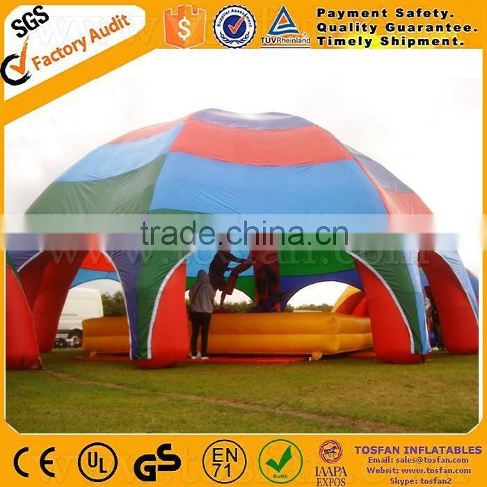 durable inflatable party tent,dome tent PVC spider marquee tent F4009B