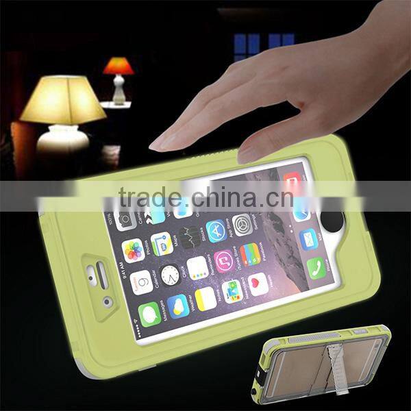 4.7 Inch Universal Glow In Dark Cover Case Waterproof Case for iPhone 6 6S for Swimming Diving