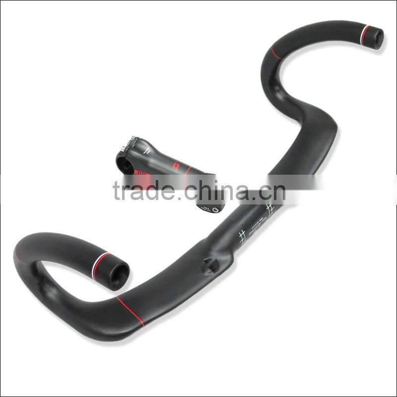 2016 xinshun mountain bikes carbon handlebar mtb road bike accessories bicycle parts grips with stem BH2120